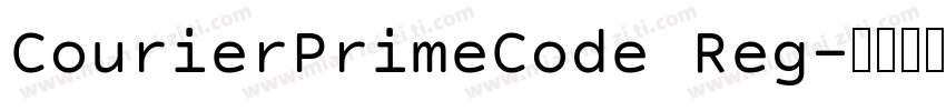 CourierPrimeCode Reg字体转换